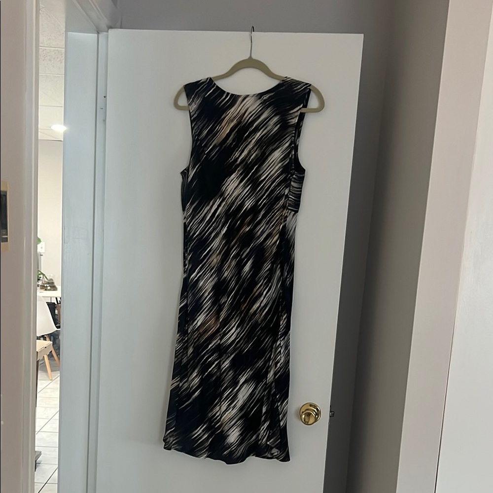 Backless satin midi dress